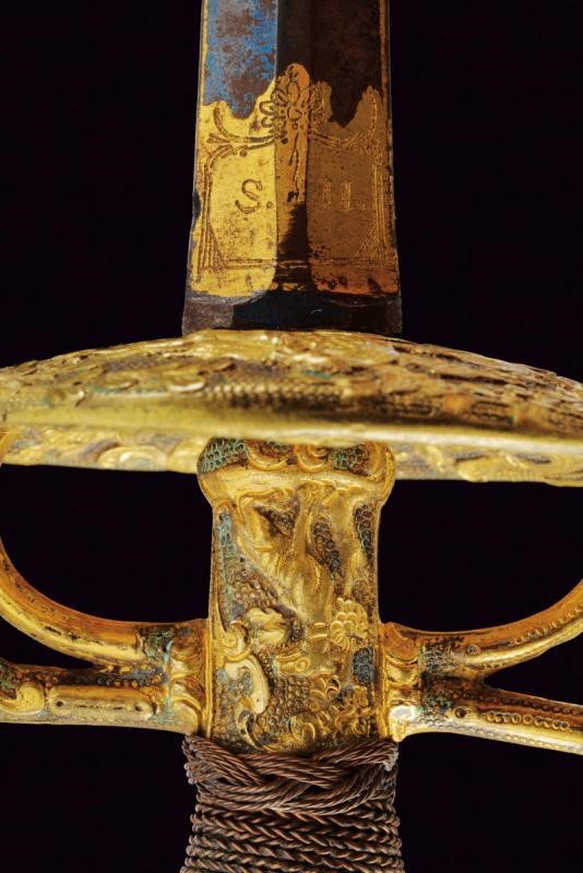 Spadino in Bronzo Dorato