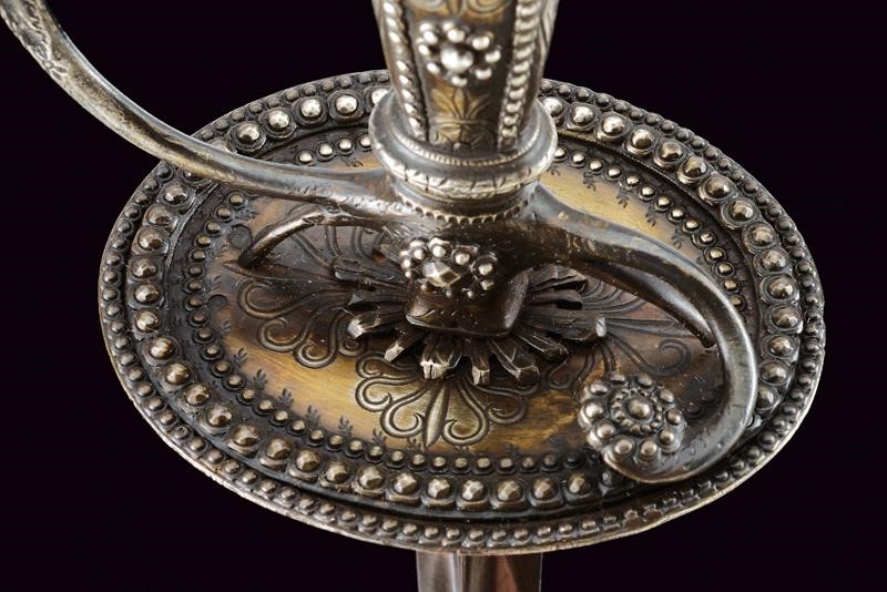 Bello Spadino con Fornimenti in Argento