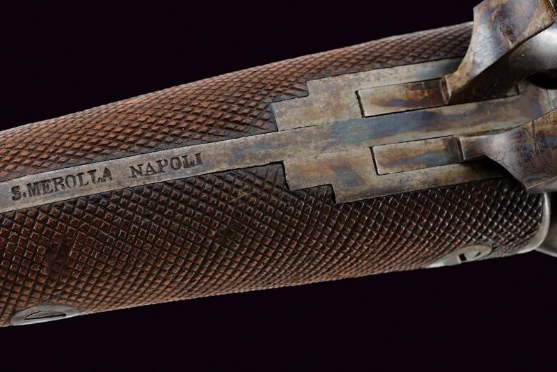 Elegante Pistola a Luminello a Due Canne di S. Merolla