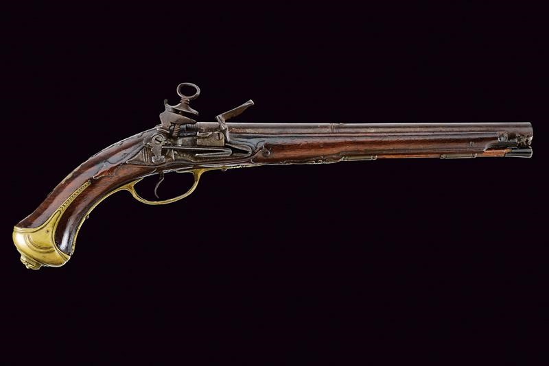 Pistola a Pietra Focaia alla Micheletta a Pietra Focaia di Visconti e Penza