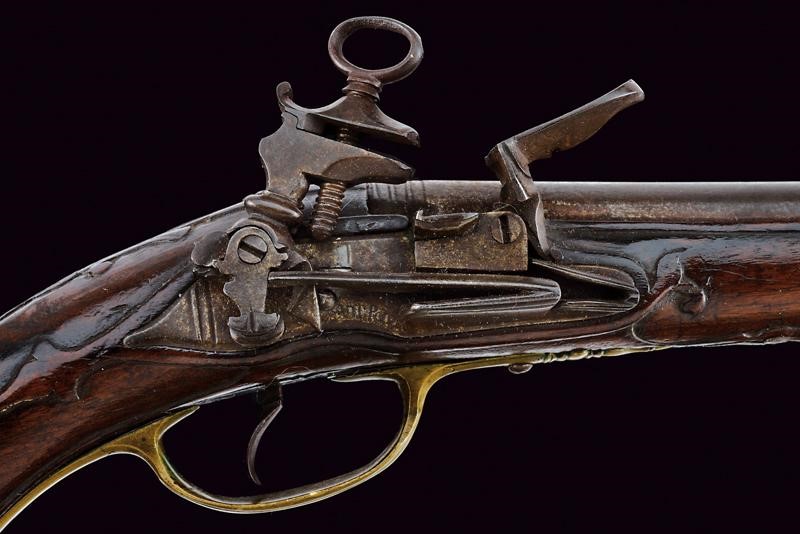 Pistola a Pietra Focaia alla Micheletta a Pietra Focaia di Visconti e Penza