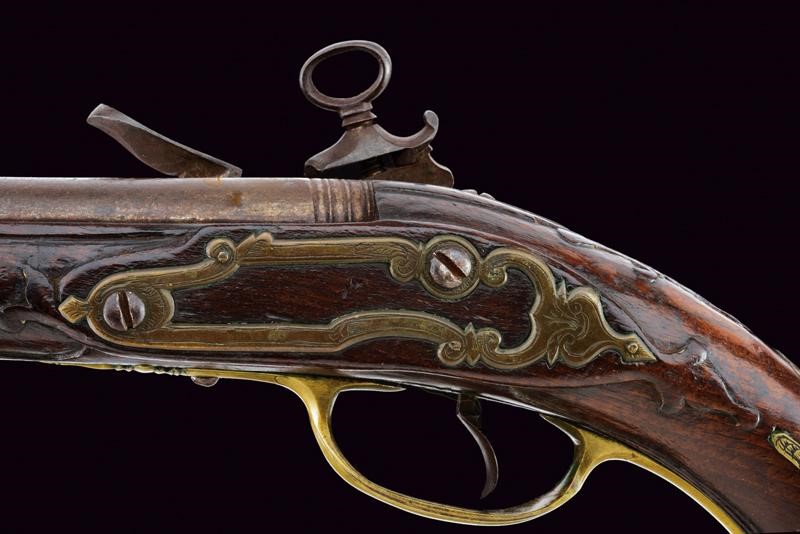 Pistola a Pietra Focaia alla Micheletta a Pietra Focaia di Visconti e Penza
