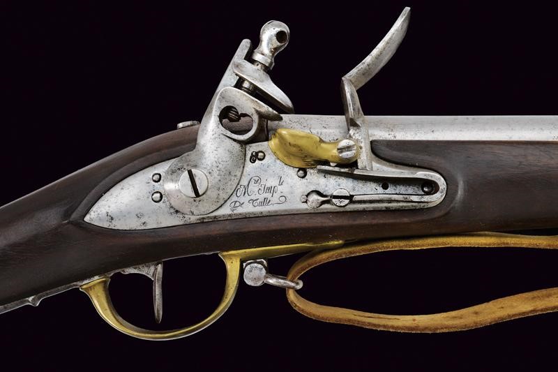 Fucile a Pietra Focaia da Dragoni Mod. An 9 con Baionetta, D'epoca Imperiale