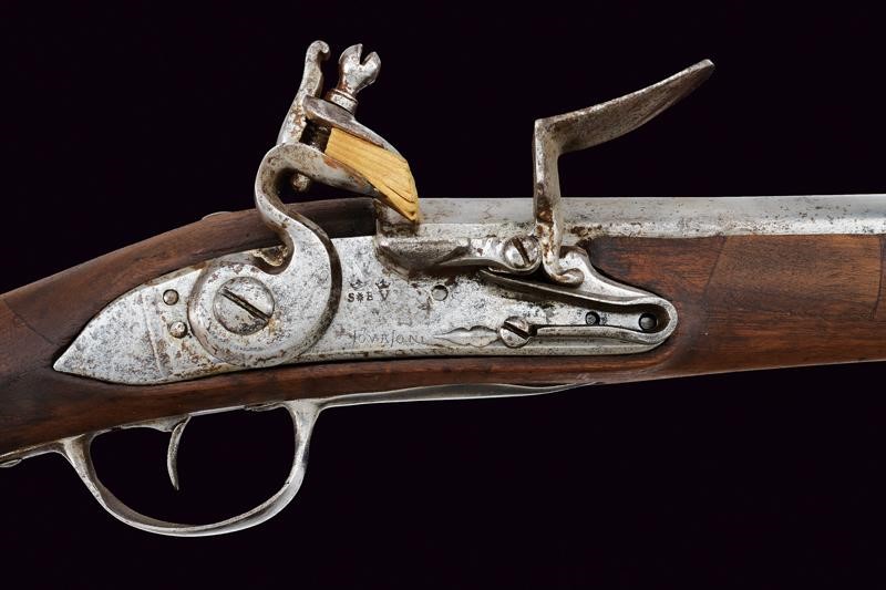 Raro Fucile a Pietra Focaia da Fanteria Mod. 1728 con Baionetta