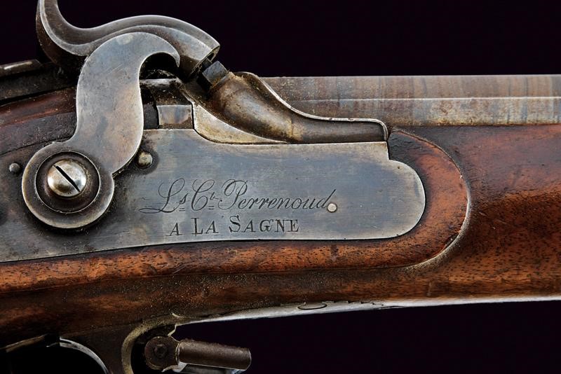 Fucile da Tiro a Luminello Tipo Cantonale Firmato L. C. Perrenoud