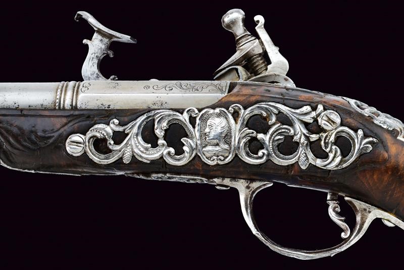 Deliziosa Pistola da Viaggio alla Fiorentina Firmata Domenico Guardiani