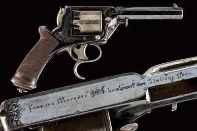 Revolver a Luminello Brevetto Tranter di Francis Marquis a Parigi