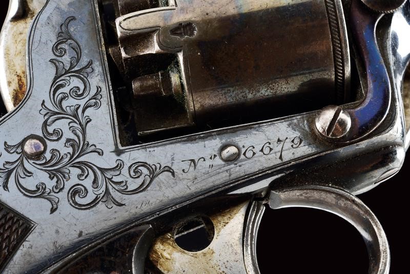 Revolver a Luminello Brevetto Tranter di Francis Marquis a Parigi