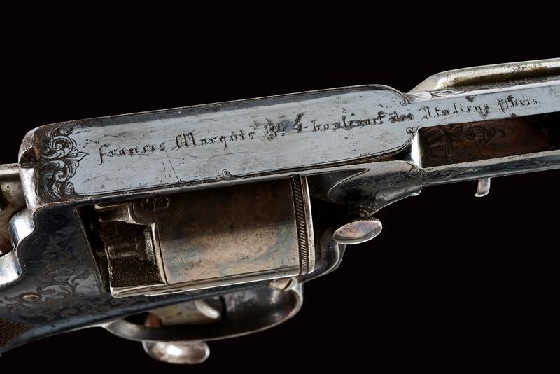 Revolver a Luminello Brevetto Tranter di Francis Marquis a Parigi