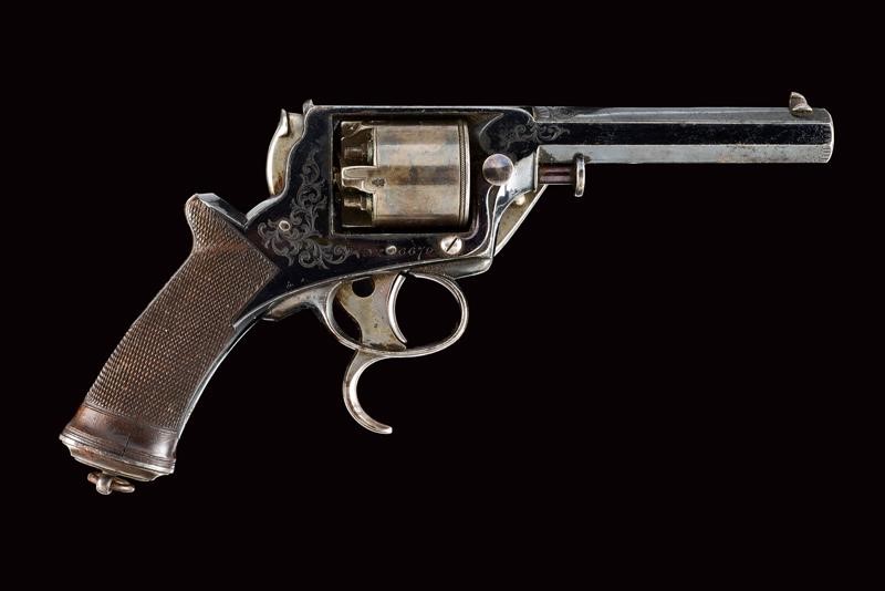 Revolver a Luminello Brevetto Tranter di Francis Marquis a Parigi
