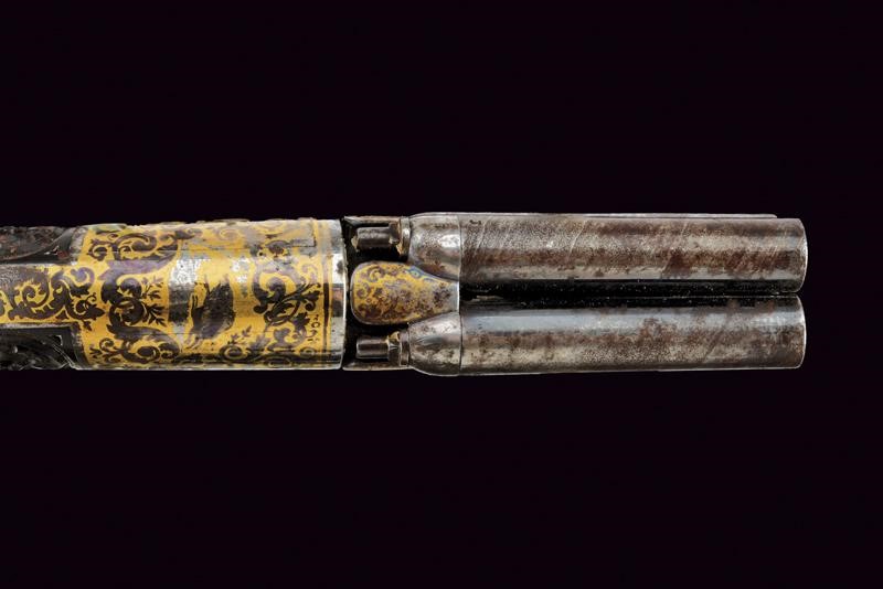 Raro Pepperbox Revolver a Luminello in Cassetta