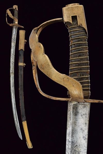 Rara Sciabola da Truppa dei Cacciatori a Cavallo, Mod. 1790