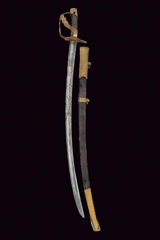 Rara Sciabola da Truppa dei Cacciatori a Cavallo, Mod. 1790