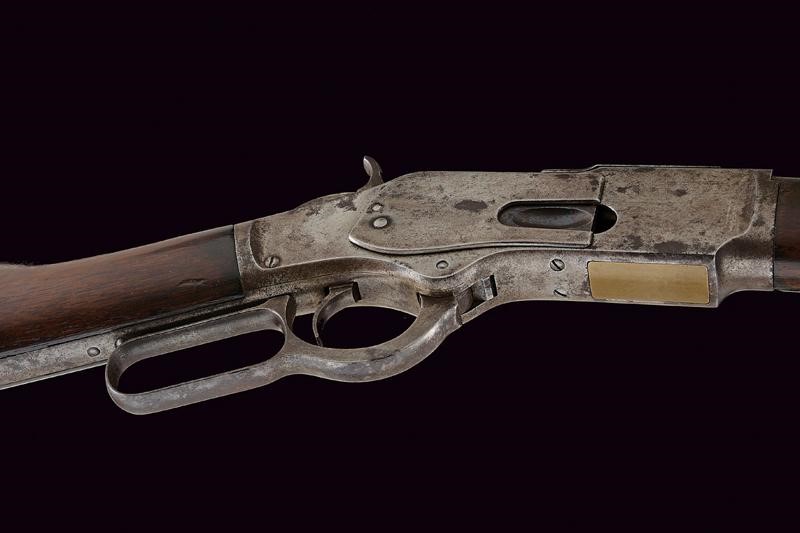 Prototype Winchester Spanish Model 1873 Lever Action Musket con Baionetta