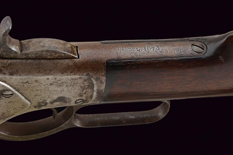 Prototype Winchester Spanish Model 1873 Lever Action Musket con Baionetta