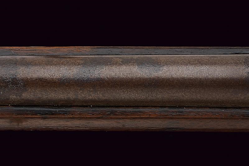 Prototype Winchester Spanish Model 1873 Lever Action Musket con Baionetta