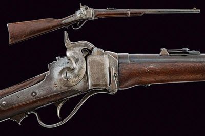 Carabina Sharps New Model 1865 Convertita a Cartuccia Metallica