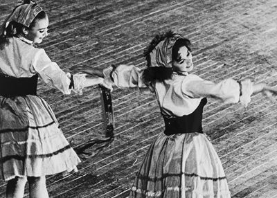 Tarantella siciliana, stampa vintage alla gelatina ai sali d'argento