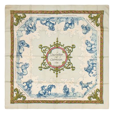 Foulard Courbettes Et Cabrioles
