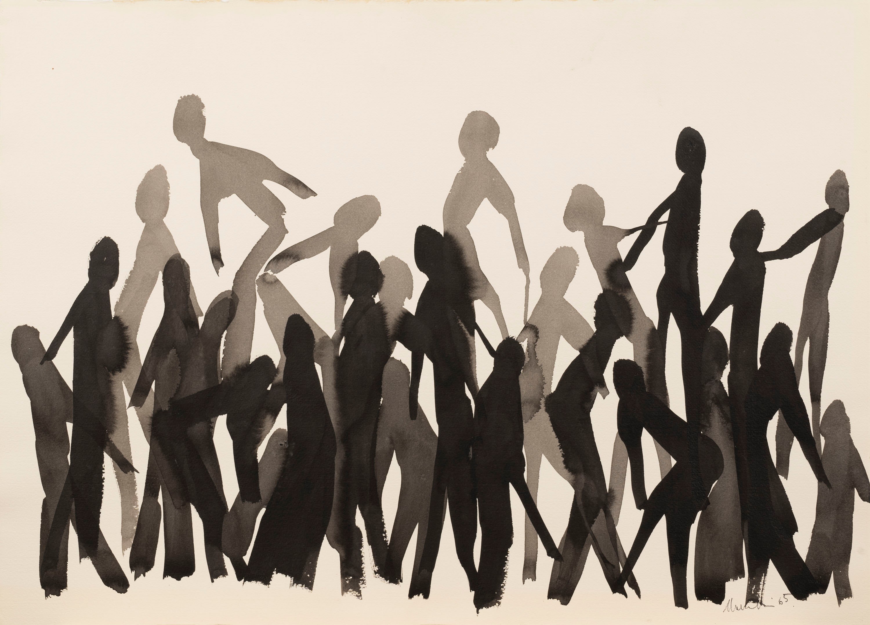 Maria Lai - Figure 1965 | Arte Moderna e Contemporanea | Finarte, casa ...