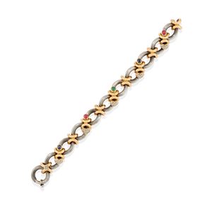  - Bracciale con pietre di colore