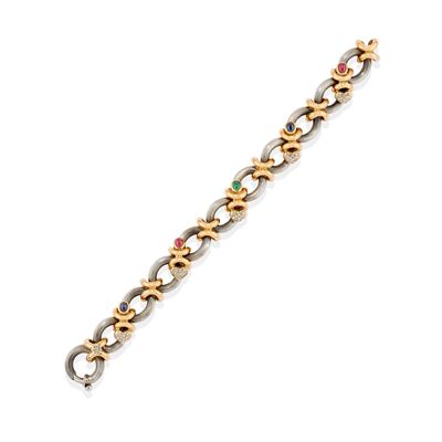 Bracciale con Pietre di Colore