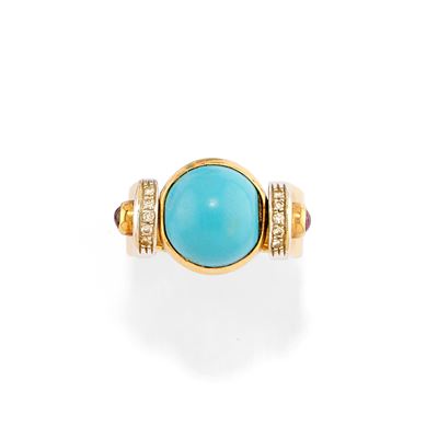 Anello con Turchese