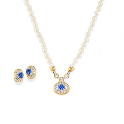 Demi Parure con Tanzanite