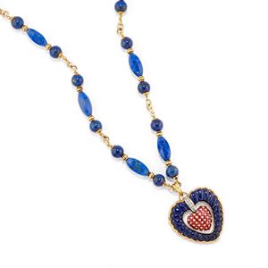 Collana con lapislazzuli