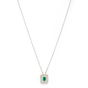 Collana con smeraldo