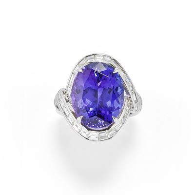 Anello con Tanzanite