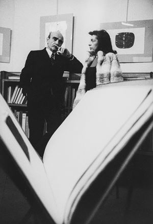 Lucio Fontana e Iris Clert
