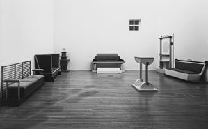 Quattro divani stile Biedermaier by Ettore Sottsass