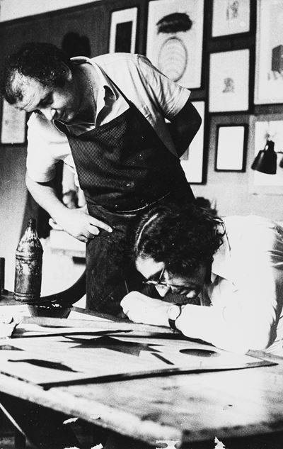 Lucio del Pezzo e Giorgio Upiglio