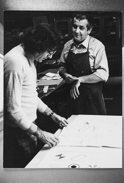 Lucio del Pezzo e Giorgio Upiglio