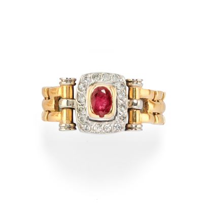 Anello con Rubino