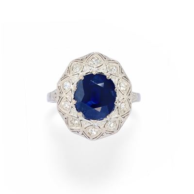 Anello con Zaffiro
