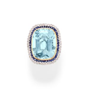 Aquamarine ring