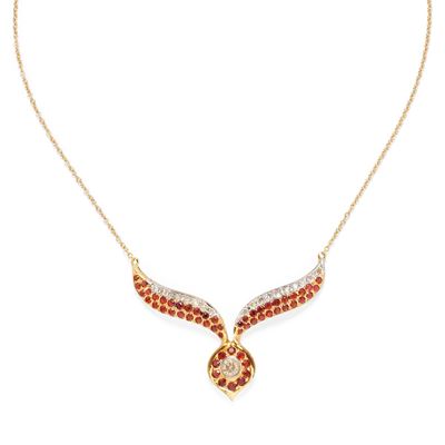 Collana con Rubini e Diamanti