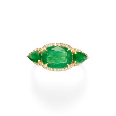 Anello con Smeraldi