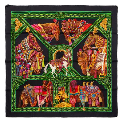 Foulard la Danse Du Cheval Marwari