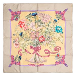 Hermès - Regina silk twill scarf