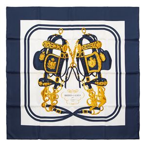 Brides De Gala silk twill scarf