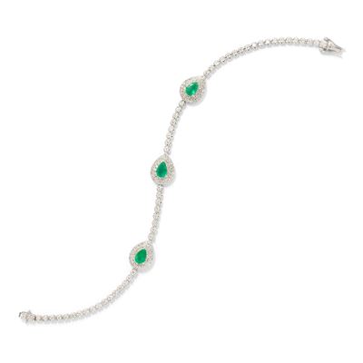 Bracciale con Smeraldi