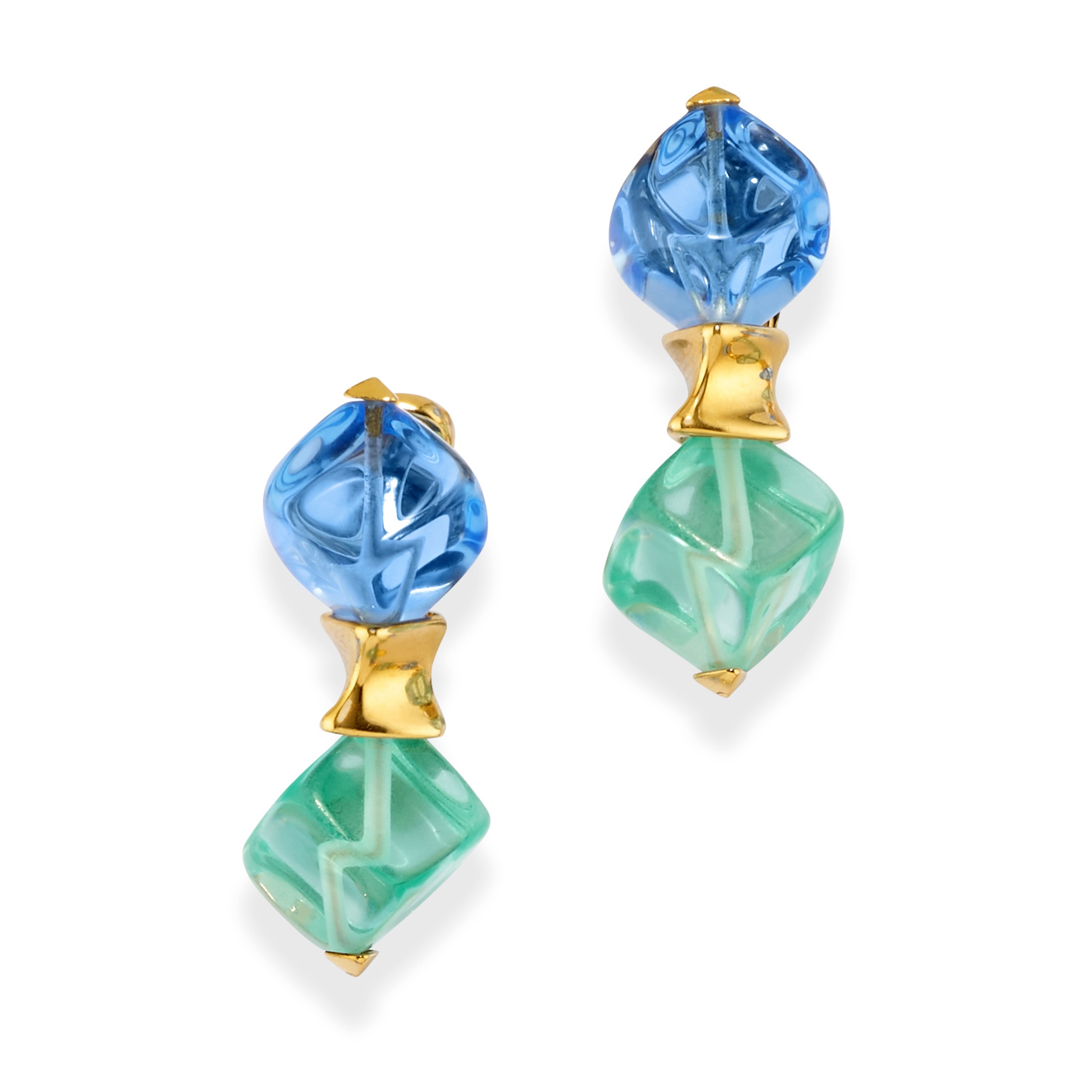 Marina B - Demi-parure Square Beads