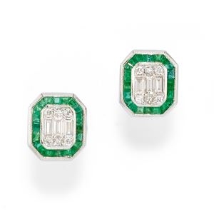 Emerald earrings