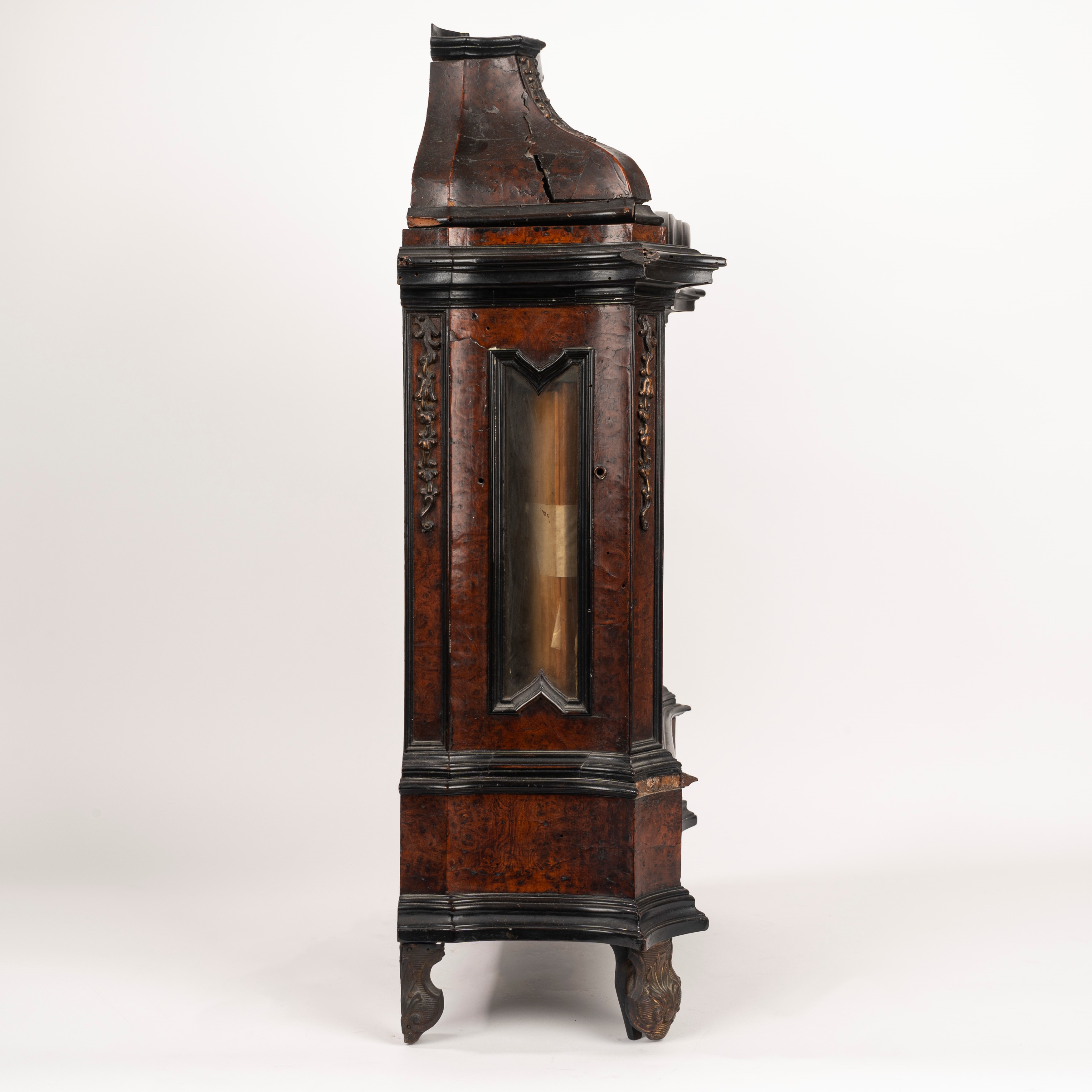 Pendola da Tavolo in Radica, Secolo XVIII