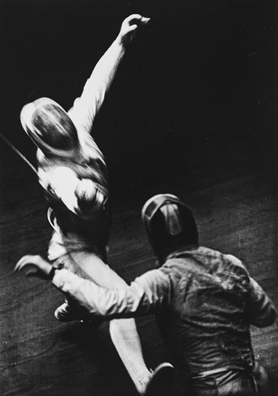 Fencing - Stampa alla gelatina ai sali d'argento, 1960