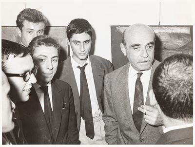 Fontana e Manzoni, Stampa vintage alla gelatina ai sali d'argento