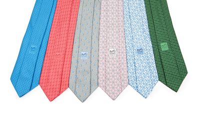 Lotto Composto da 6 Cravatte